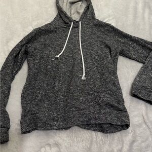 Forever 21 Charcoal and Light Gray Knit Hoodie